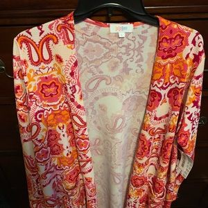 Multicolor Large Sarah (Orange, Hot Pink, White)